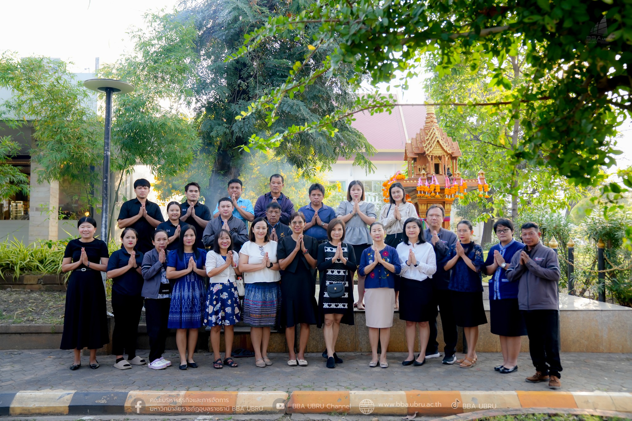 วันที่ 16 ม.ค. 69 ไหว้สักการะพระพุทธรูปประจำมหาวิทยาลัยฯและศาลพระภูมิ มหาวิทยาลัยฯ