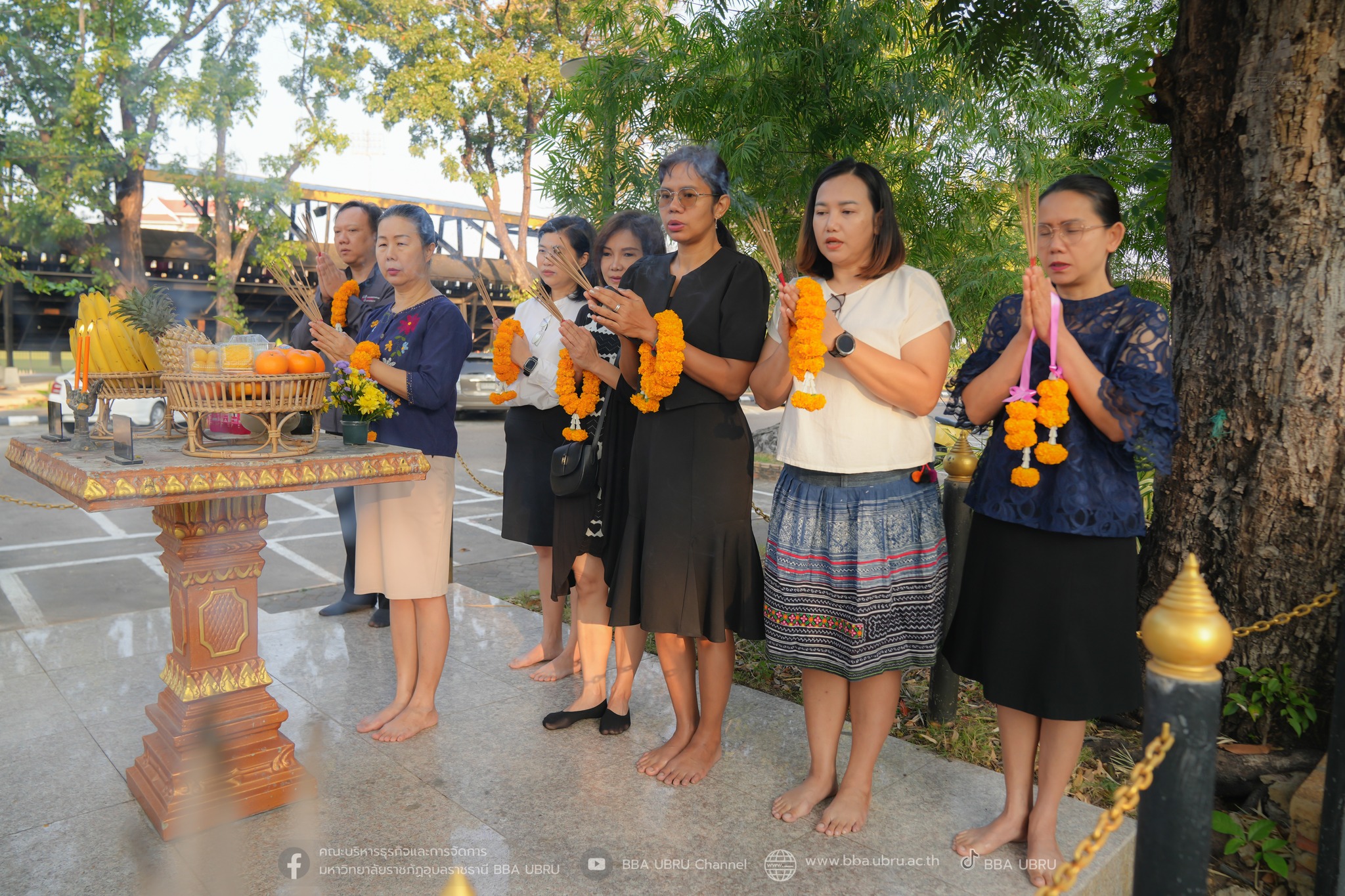 วันที่ 16 ม.ค. 69 ไหว้สักการะพระพุทธรูปประจำมหาวิทยาลัยฯและศาลพระภูมิ มหาวิทยาลัยฯ
