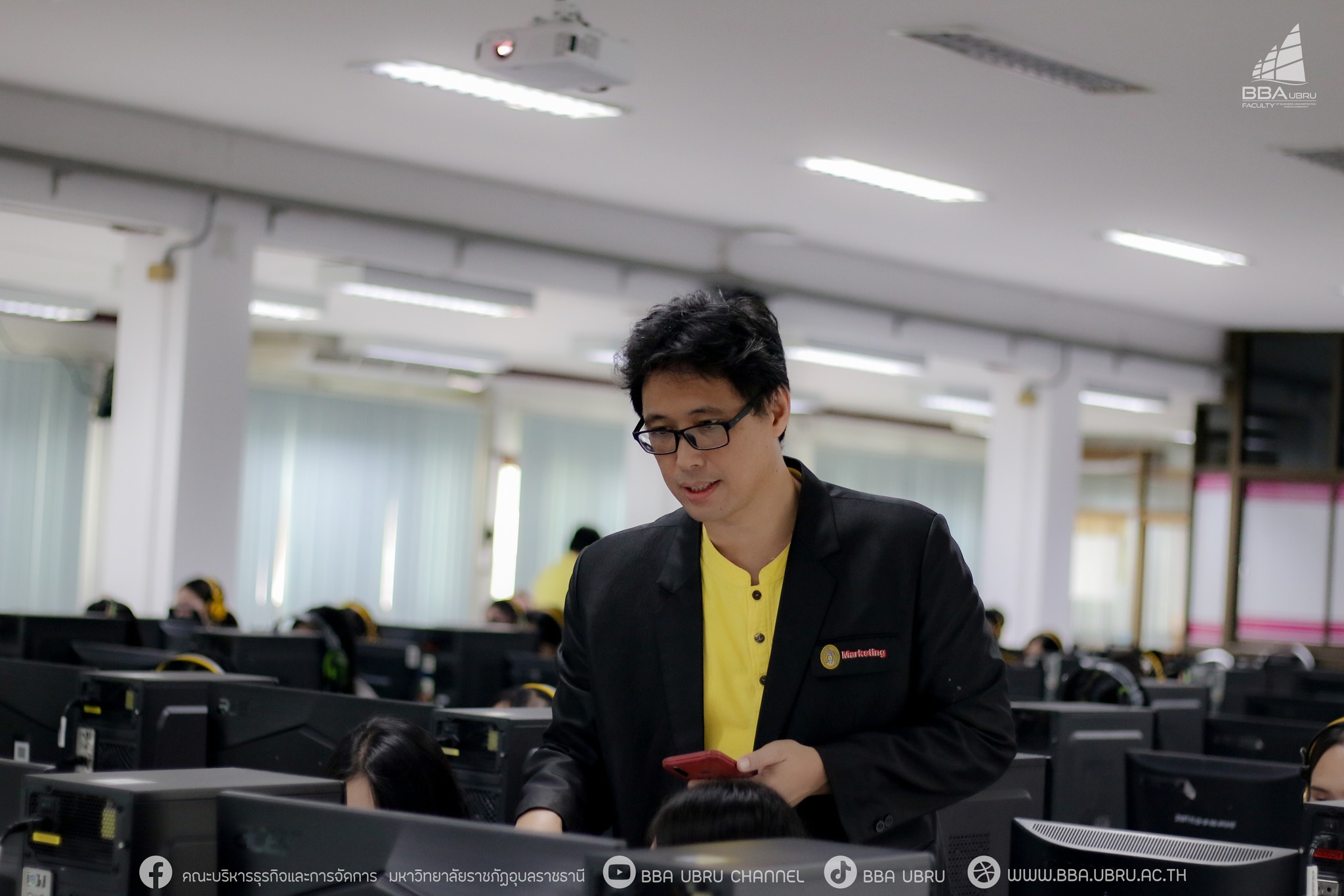  9 ก.ย. 67   ณ สำนักวิทยบริการและเทคโนโลยีสารสนเทศ มหาวิทยาลัยราชภัฏอุบลราชธานี การทดสอบวัดระดับความสามารถทางด้านภาษาอังกฤษ Common European Framework of Reference for Languages (CEFR) ให้กับนักศึกษาชั้นปีที่ 4