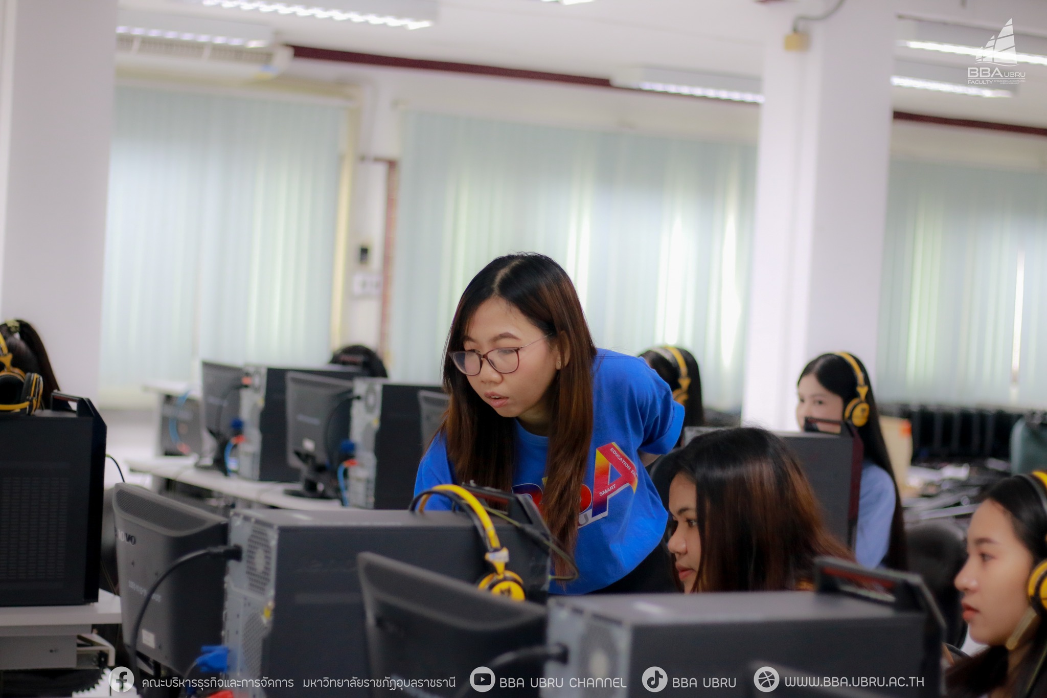11 ก.ย. 67 ณ สำนักวิทยบริการและเทคโนโลยีสารสนเทศ มหาวิทยาลัยราชภัฏอุบลราชธานี การทดสอบวัดระดับความสามารถทางด้านภาษาอังกฤษ Common European Framework of Reference for Languages (CEFR) ให้กับนักศึกษาชั้นปีที่ 4